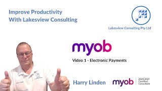 MYOB - Electronic Payments - Part 1