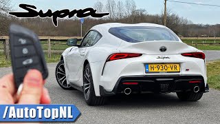 Toyota Supra A90 2.0T REVIEW on AUTOBAHN [NO SPEED LIMIT] by AutoTopNL