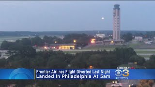 Frontier Flight Bound For Philly Diverted Due To Odor In Cabin