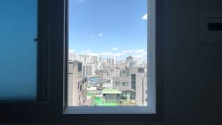 [ASMR scenery] 색감좋은 밖을보며 집중력을 ??% 증가시키는 백색소음 (daytime,  Seoul)