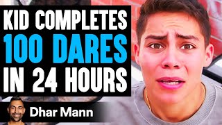 Kid Completes 100 Dares In 24 Hours What Happens Is Shocking  Dhar Mann