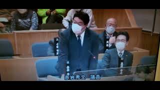 北堀市長問責決議案可決の瞬間　　