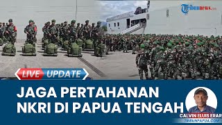 Satgas Pamtas Yonif 756/Wimane Sili Naik Kapal KRI Semarang 495 Tiba di Nabire: Jaga Pertahanan NKRI