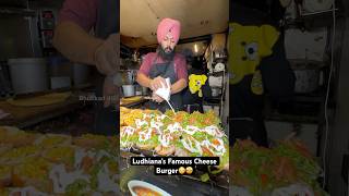 Ludhiana’s Famous Cheese Burger😳🤩|| Indian Street Food