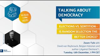 Elections vs. sortition - Is random selection the better choice?