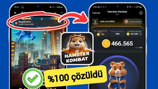 Hamster Combat ağ isteği hatası | Ağ isteği hatası yapılandırma alınamıyor | Ağ hatası