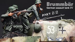 Brummbär - Tamiya - 1/35 - Tank Model - Part 2 [ Painting - weathering - Finishing ]