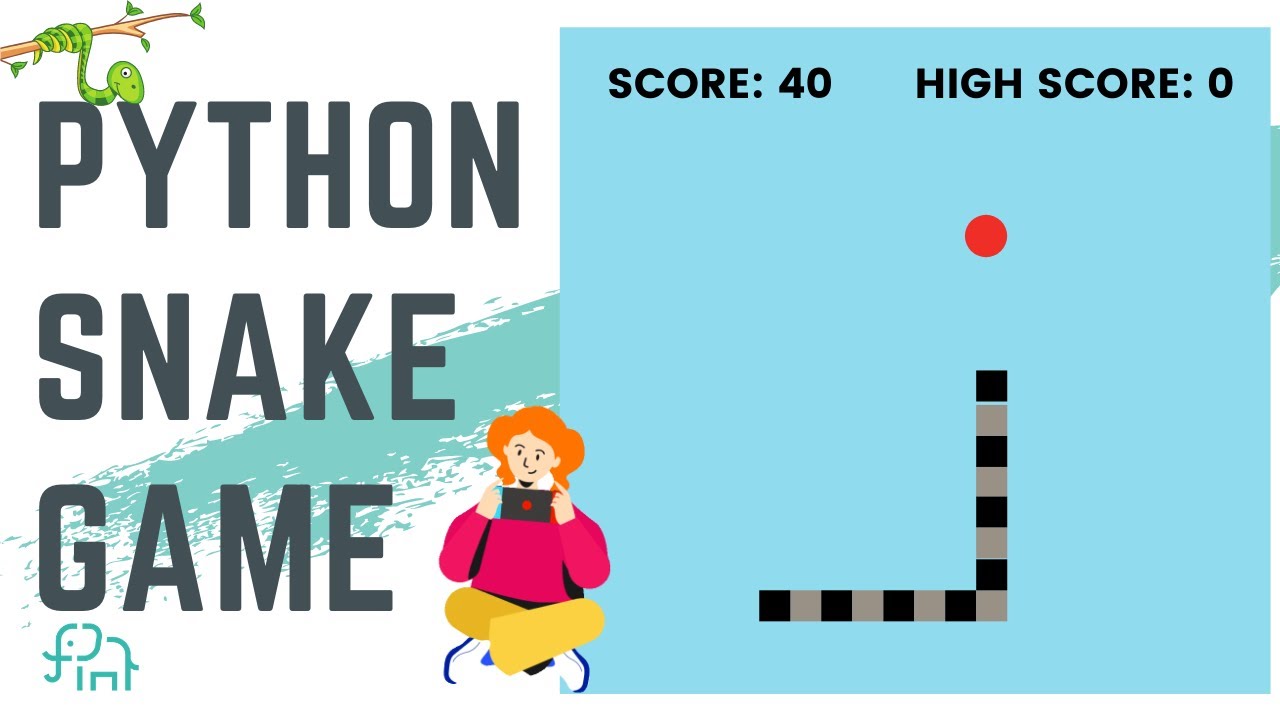 How To Make A Snake Game Part 1 Beginner Python Tutorial Youtube How To Make A Snake Game Part 1 Beginner Python Tutorial Youtube