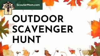 Outdoor Scavenger Hunt