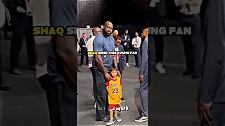 Shaq is TOO WHOLESOME for his young fans #shorts