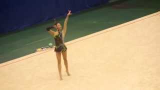 102年全中運韻律體操Rhythmic Gymnastic(高女成隊)欒媁茹_棒