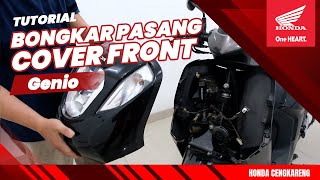 Cara Bongkar Pasang Cover Tameng Depan Honda Genio K0J