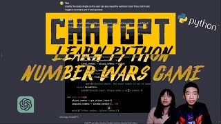 Learn Python with ChatGPT | Number Wars Game