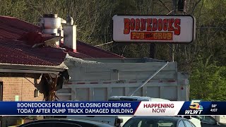 Boone County restaurant temporarily closing to repair damage from crash