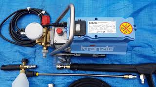 QWASHERS PRESSURE WASHER KRANZLE K10/122 FULL VALETING PACKAGE DEAL FOAMER QUICK RELEASE