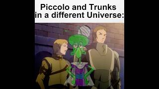 Trunks and Piccolo in a Different Universe