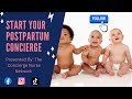 Start Your Postpartum Concierge