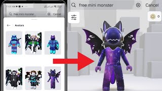 မြန်မြန်!  Roblox တွင် mini monster အခမဲ့ရယူနည်း