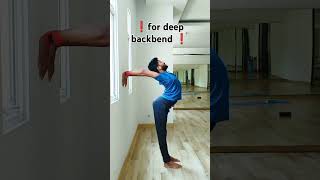 Try this practice for deep backbend #yoga #backbend #yogaclass #shorts