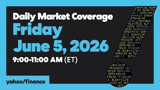 Yahoo Finance Live: S&P 500, Nasdaq slide as jobs report fuels Fed-hike bets