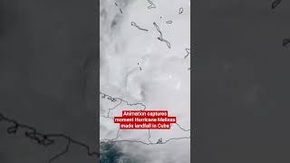 Animation captures moment Hurricane Melissa made landfall in Cuba