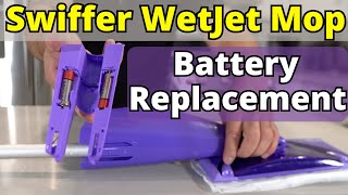 Changing Batteries on a Swiffer WetJet Mop – Quick Tutorial