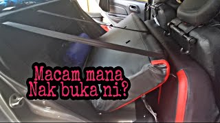 Cara Buka Seat Belakang