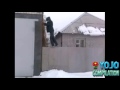 Crazy Russian stupid parkour man