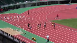 2020年　県選手権　男子100m　予選30組