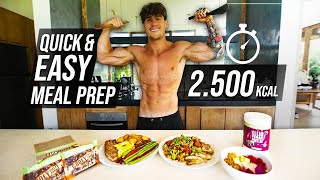 Full day Healthy MEAL PREP 2500 calories!