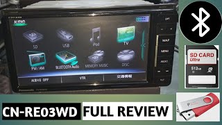 PANASONIC CN-RE03WD REVIEWED ABOUT FULL SETUP.