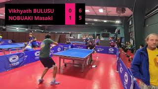 Vikhyath Bulusu (1711) VS Nobuaki Masaki (1979) | U2300 RR | 2023 SPTTC October Open 10/22/23