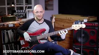 How to Learn the Notes on the Bass Guitar /// Scott's Bass Lessons