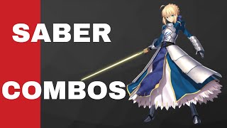 Melty Blood: Type Lumina SABER Combos/ tech guide