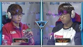 [프로리그2014] 주성욱(KT) vs 김민철(SKT1) 1세트 프로스트 -EsportsTV, 프로리그2014