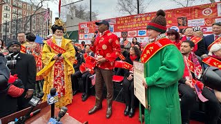 1/22 eStarTV第一直播 The NYC 25th Lunar New Year Culture Celebration美国繁荣华埠总会 第二十五届新春庆祝大年初一炮竹文化节 100万响鞭炮