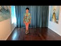 Latin Fire line dance demonstration and tutorial by Stephie