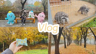 [ Korea Vlog 🇰🇷 #8 ] เที่ยวเกาหลี อินชอน | เที่ยวสวนสัตว์ฟรี | ดูใบไม้เปลี่ยนสี