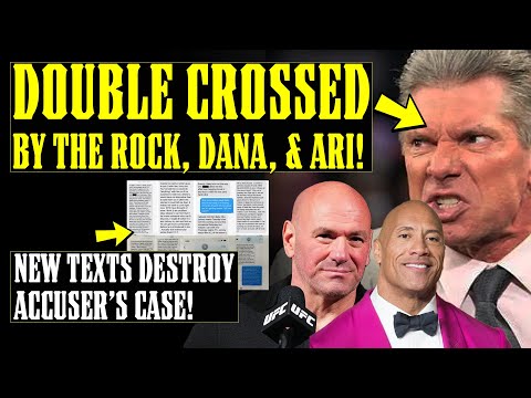 Vince McMahon DOUBLE CROSSED & RUINED by Ari, The ROCK, & Dana White! NEW TEXTS DESTROY Janel's CASE