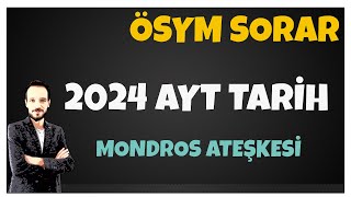 AYT TARİH 2024 NOKTA ATIŞI * MONDROS ATEŞKES ANTLAŞMASI #ösym #ayttarih #ayt2024