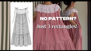 NO PATTERN? Just 3 Rectangles!