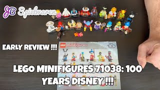 LEGO 71038 Disney Minifigures: detailed review of all minifigs in hand!