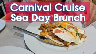 Carnival Cruise MDR Lunch/Sea Day Brunch Food Review & Menus
