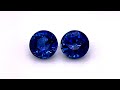 Ceylon Blue Sapphire Round 5.5mm Pair 1.82tw