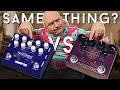 Same idea, different pedals? Pantheon DLX vs King of Tone