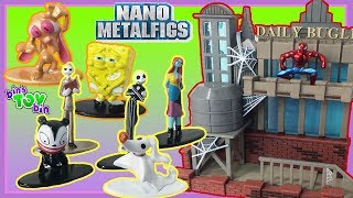 Awesome NEW Nano MetalFigs! 90's Nickelodeon, Nightmare Before Christmas and Spideman!