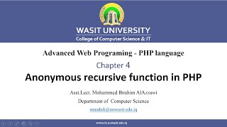 36 Anonymous recursive function in PHP