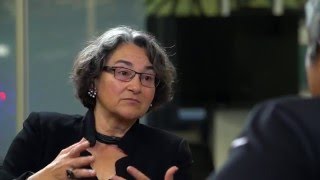 Guy Kawasaki interviews Joanna Hoffman at the Women of Influence panel event