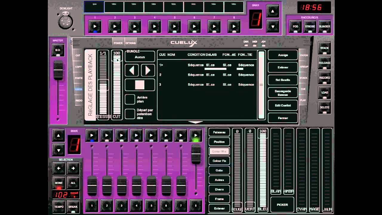 Cuelux Tutorial Creating Cuelists French Youtube