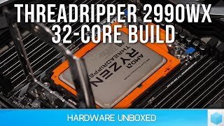 Threadripper 2990WX Build feat. MSI X399 Creation \u0026 Wraith Ripper